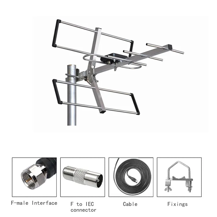 Новые продукты, Дальний диапазон, HDTV, беспроводное уличное телевидение, антенна с высоким коэффициентом усиления, цифровая телевизионная антенна для морского адаптера, коаксиальный кабель