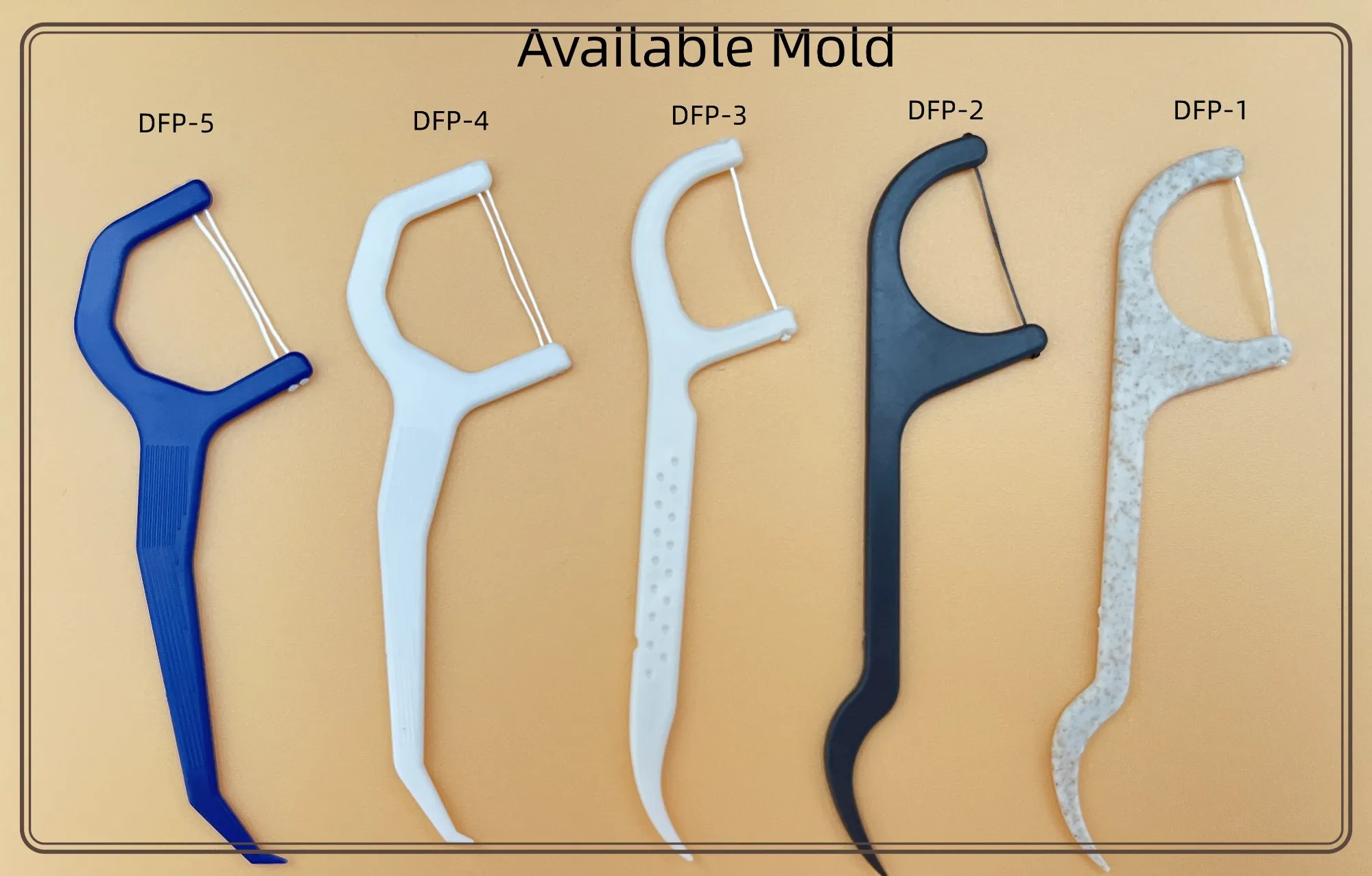 High Quality White Dental Floss Picks Mint Flavored Nylon/PLA/PTFE Oral Care Boxed Free Sample Wholesale