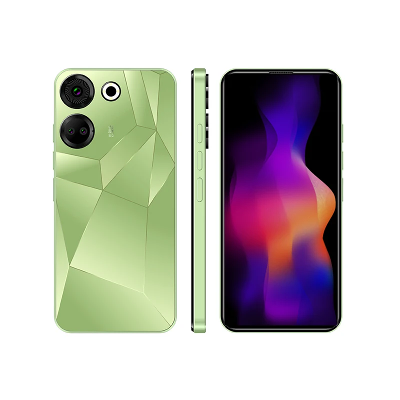 S805 4000mAh Android 11 6.52inch 64GB ROM 4G Celular Phone Dual Sim Card Slots Face Unlock 3G & 4G Smartphone with Fingerprint