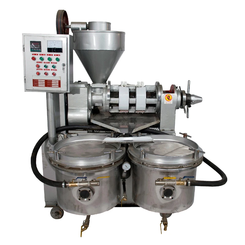 Automatic coconut oil press machine copra oil press expeller machine cooking oil press equipment with filter