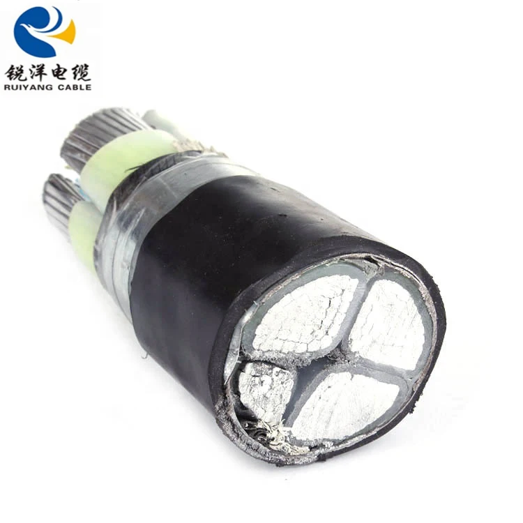 3X185+1X95mm2 XLPE insulated construction aluminum power cable