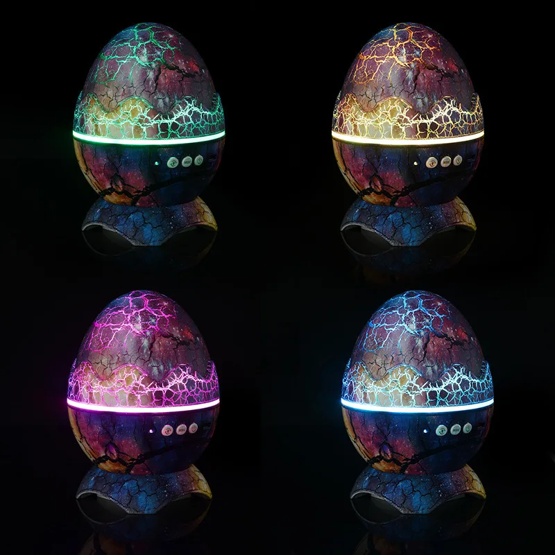 Dinosaur Eggs Sky Star Starry Light Projector Smart Home Lights Bt Music Speaker Projector With Remote Control