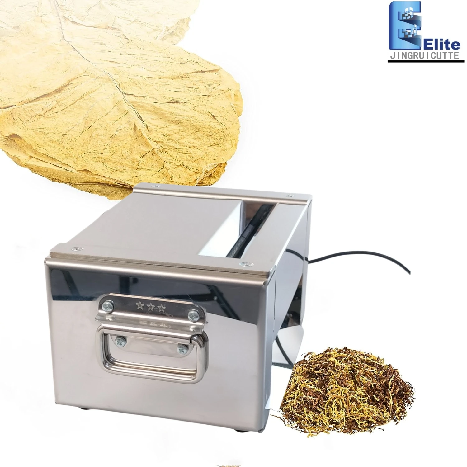 Stainless Steel Electrical Machine Fine Cut Leaves Cutting Machine Cigarette Herbs Cutter Electrical Shisha Leaf Shredder