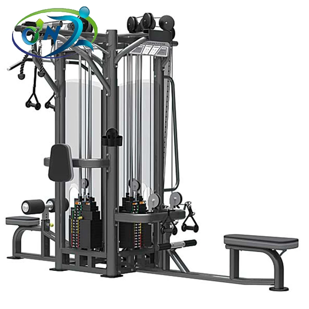 ONT-N058   gym center Commercial Fitness Equipment Multi functional station 4 Stack Jungle machine