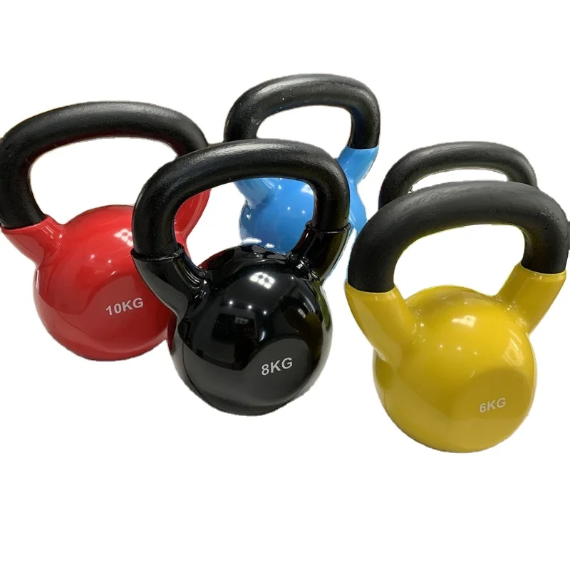 2kg-50kg Custom Privacy Logo Strength Training Kettlebell Gym Equipment Weight Lifting Competition Plastic Case Iron Kettlebell