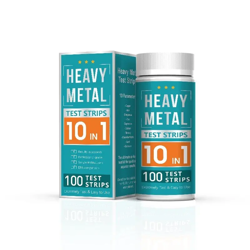 Quick & Accurate Tester Strip Water Quality Test Kit 10 in 1 Water Test Strips