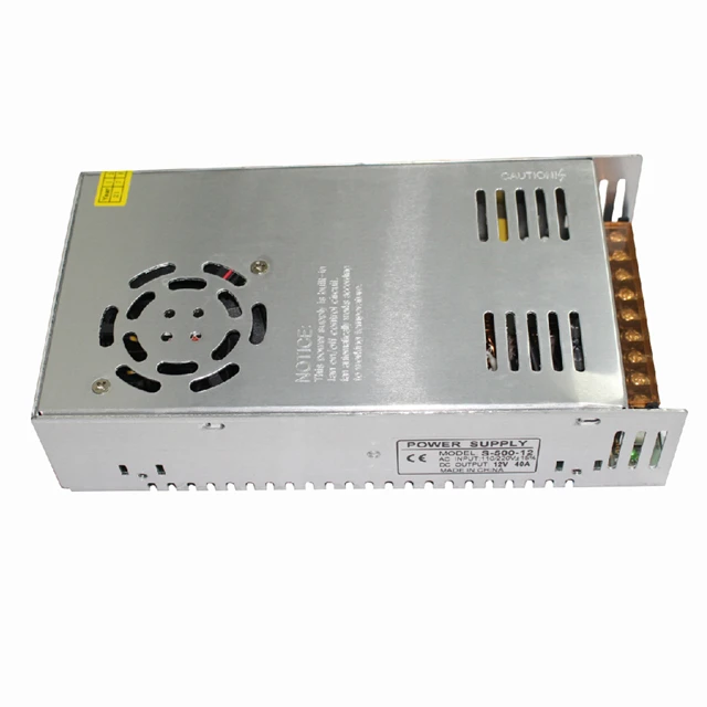 OEM AC DC 5V 12V 24V 1A 2A 5A 10A 20A 30A switching power supply for Led Strip Light Tin box