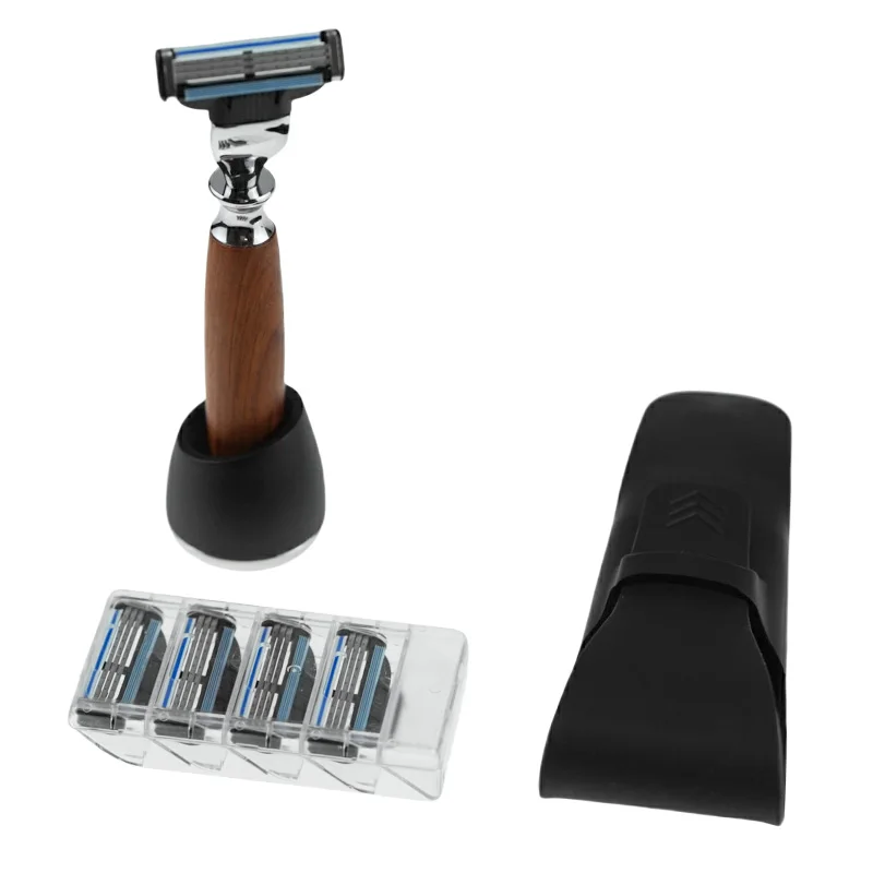 Best Quality Razor Shaver Kit for Men High Quality Daily Shaving Set Safe Design Barber Beard Face Shaving Packaging Gift Set