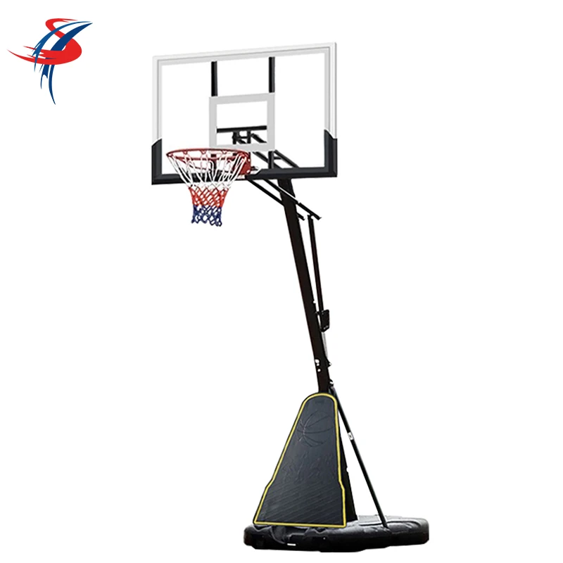 Basketball Hoop Indoor Outdoor Sport Games with Net Ball Pump Portable Basket Set Toys for Kids Boys Girls PC Style BOARD Type