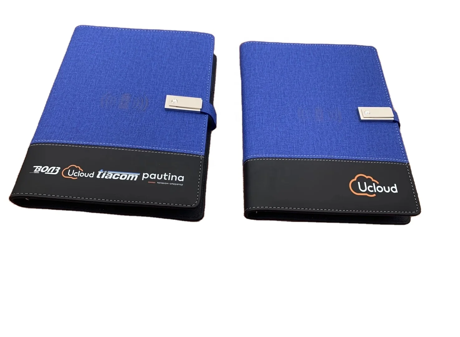 8000mah 10000mah A5 A4 Wireless Charging Diary Planner Notebook Power Bank usb flash drive LED Calculator Magnetic lock