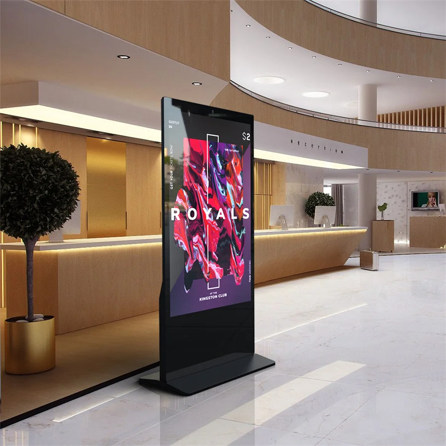 86 Inch Advertising Display Digital Signage Shopping Mall Information Touch Kiosk