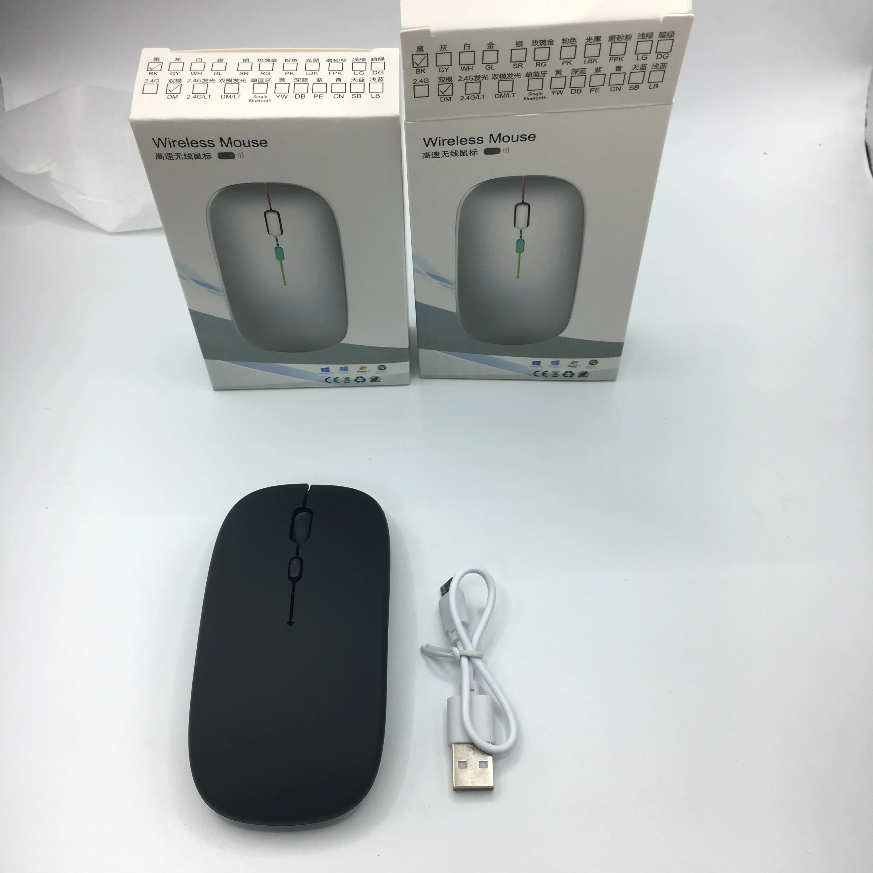 Лидер продаж Беспроводная мышь с Bluetooth бесшумная Бесшумная ультратонкая офисная
