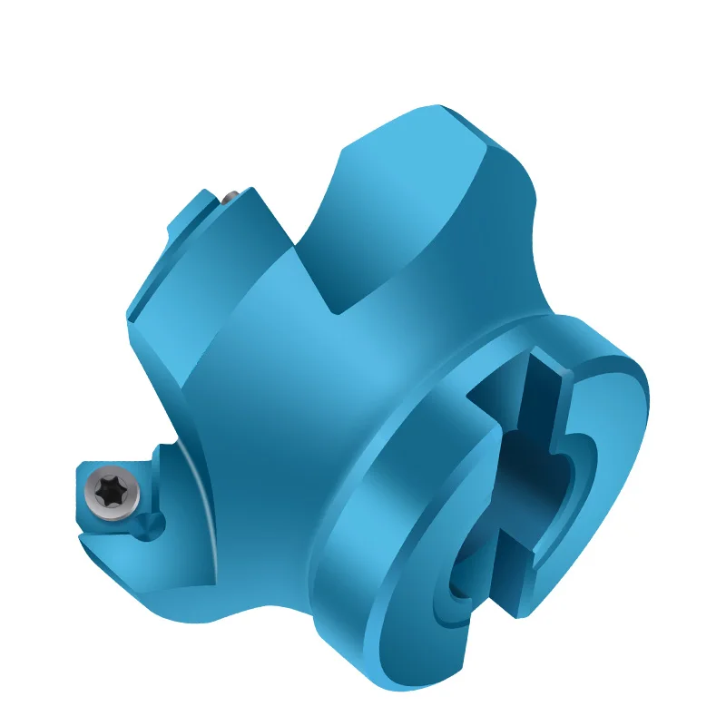 KM12 high-gloss aluminum cutter head 45 degrees SEKT1204 lightweight aluminum alloy face milling cutter head