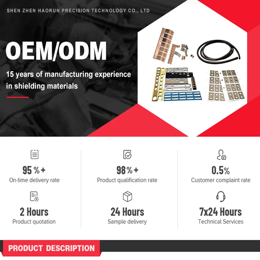 Electronic Components Shield Cover Accessories Communications RF Microwave Shields Can RFID RFI EMI Shielding for PCB Phone