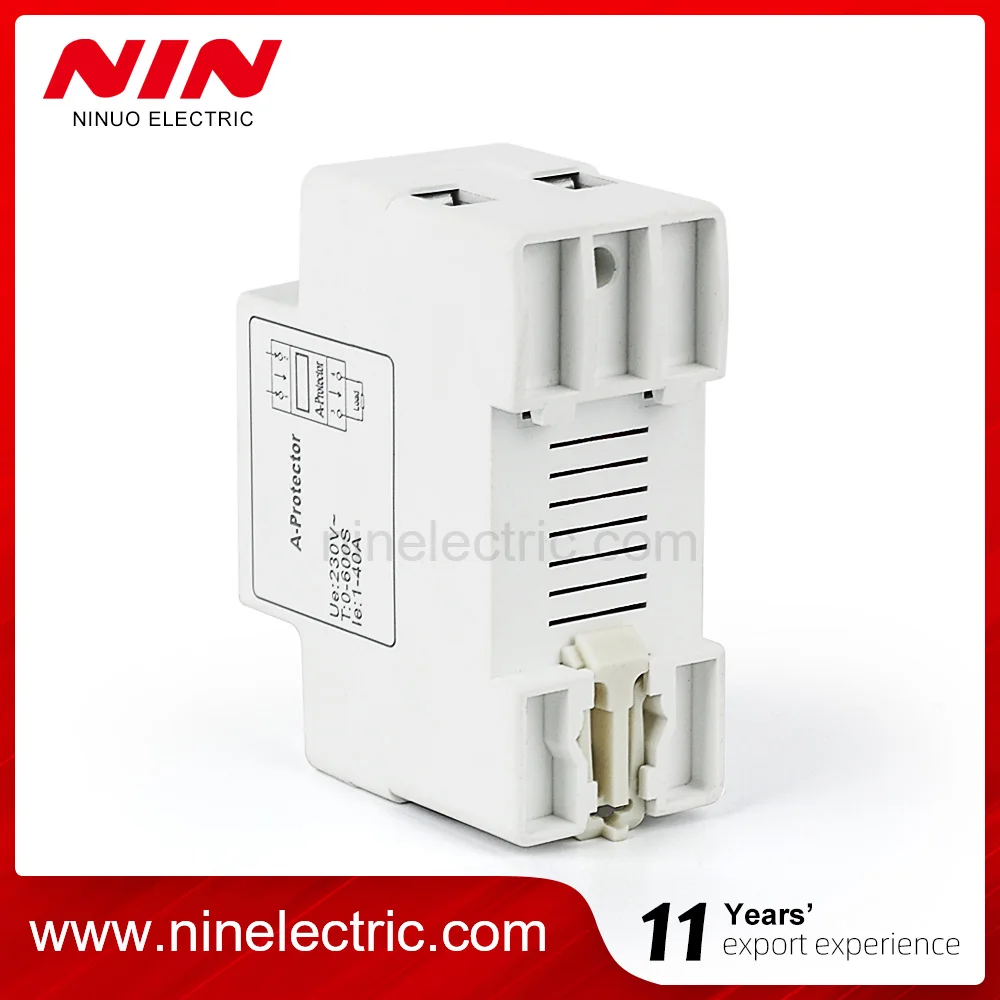 Energy Consumption Display Auto Reconnect Over and Under Voltage Protector Current Relay