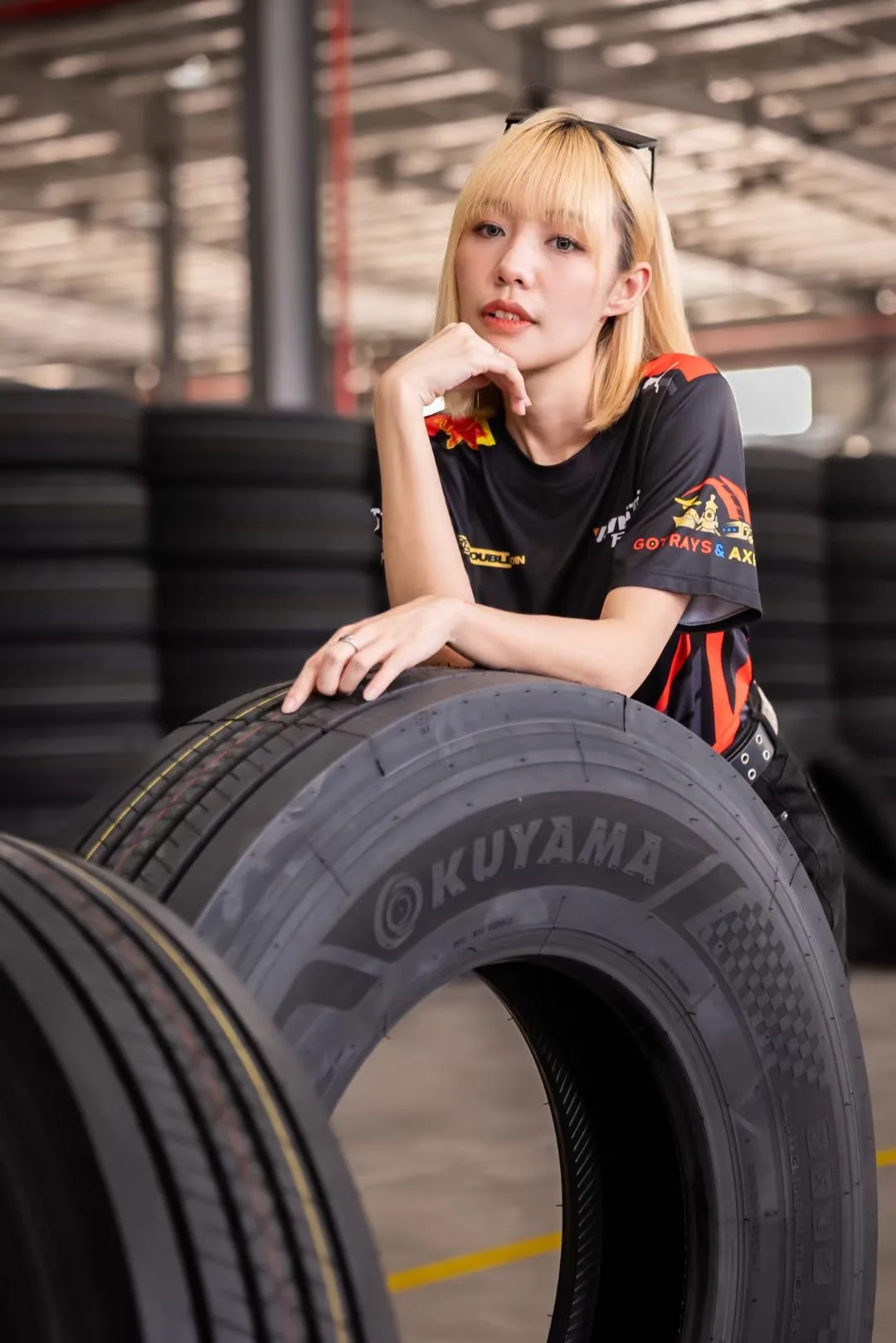 KUYAMA BRAND MADE IN Cambodia High quality can export to USA 11R22.5 11R24.5 295/75R22.5 Hot sales TRUCK TIRES TBR Trailer Tires