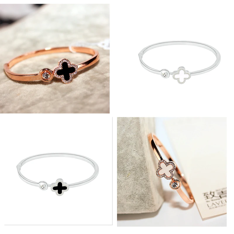 Clover Design Fashion Jewelry Bracelets & Bangles Daily Charm Women Bracelet