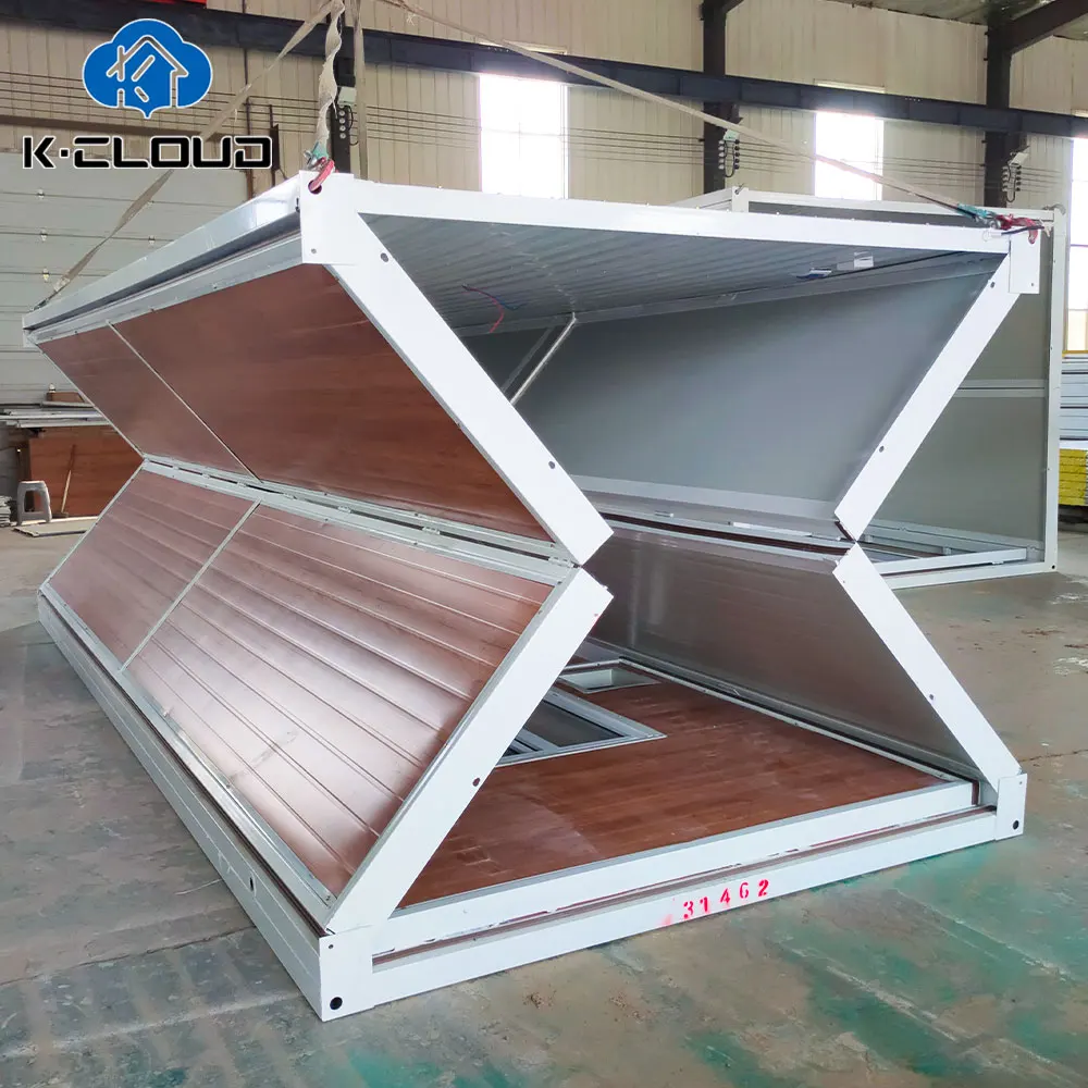 Ready To Ship Living Portable Prefab Container Foldable House For Sale Prefabricated Shipping Folding Mobile Home Prices
