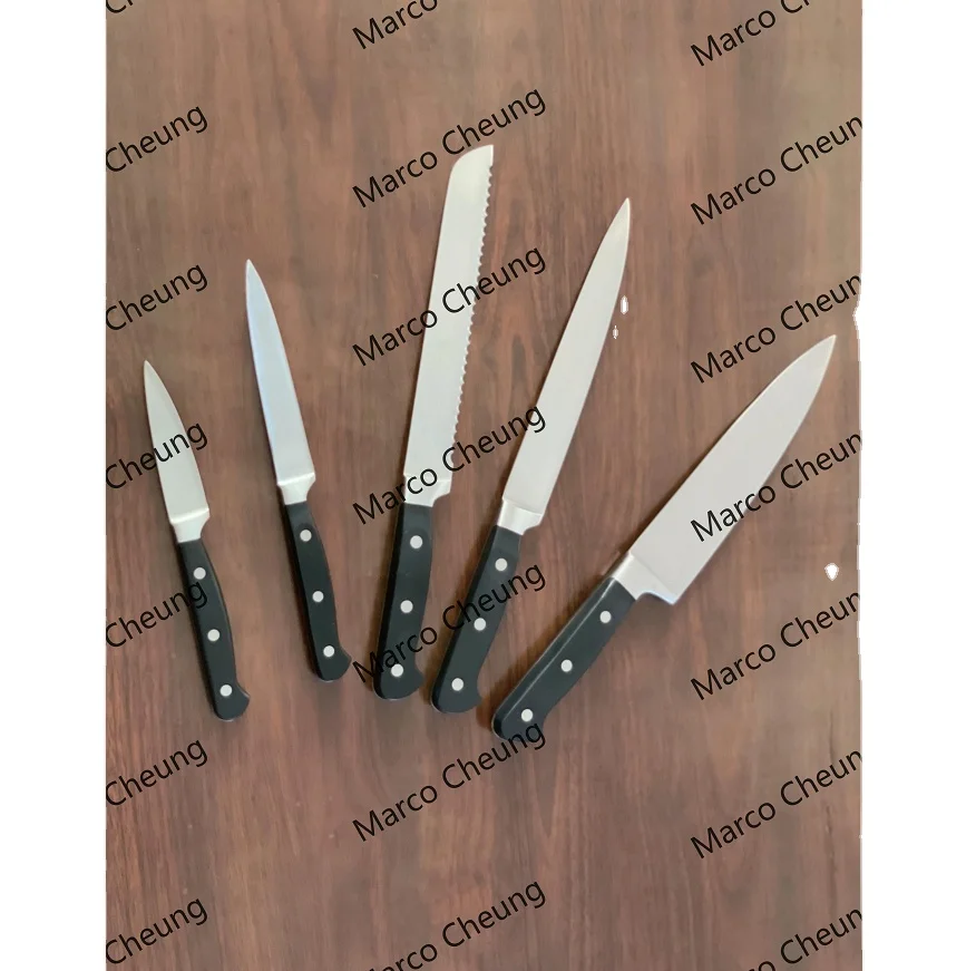 Amazing products 2021 good quality kitchen knife set royalty 5 piece stainless steel kitchen knife set