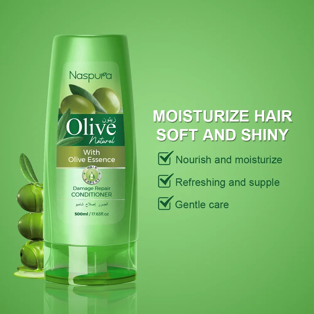 Olive Oil Conditioner Natural Organic Nourishing Repair Hair Conditioner Professional Private Label Olive Oil Hair Conditioner