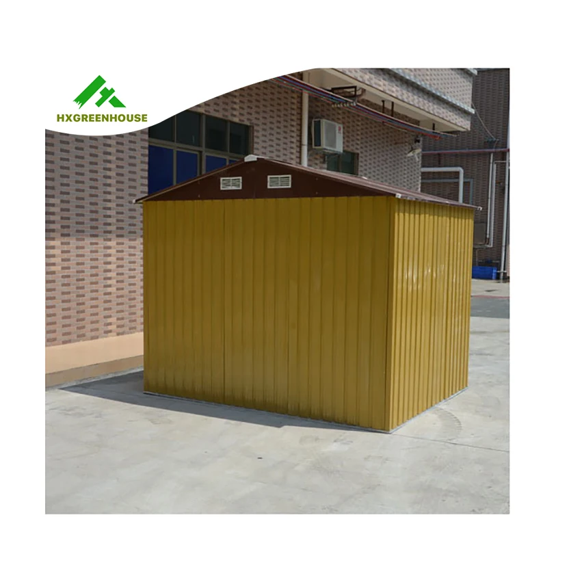 Заднем дворе садовый сарай используется для хранения инструментов HX81122-B