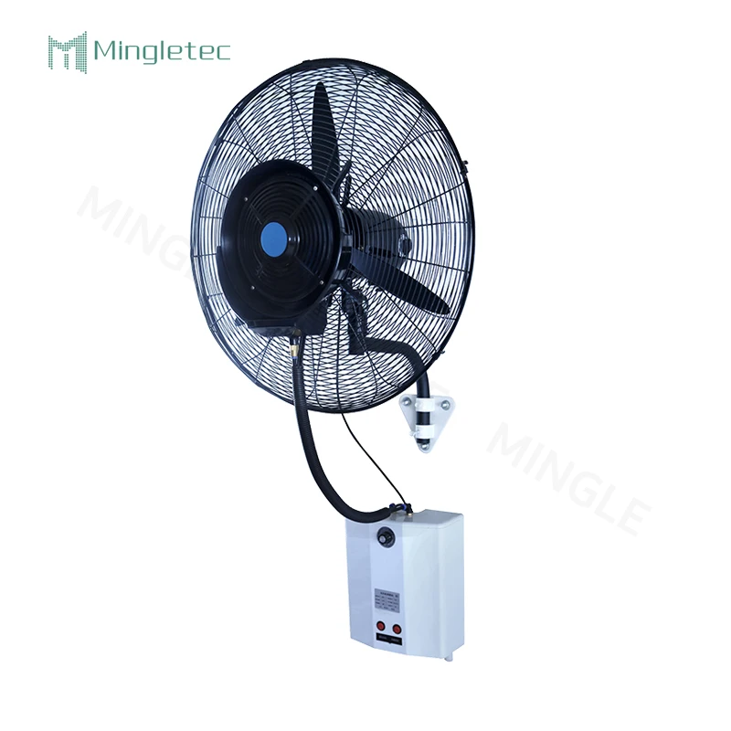 26 30inch industrial Heavy Duty Wall Mounted Water misting air cooler fan sprayer