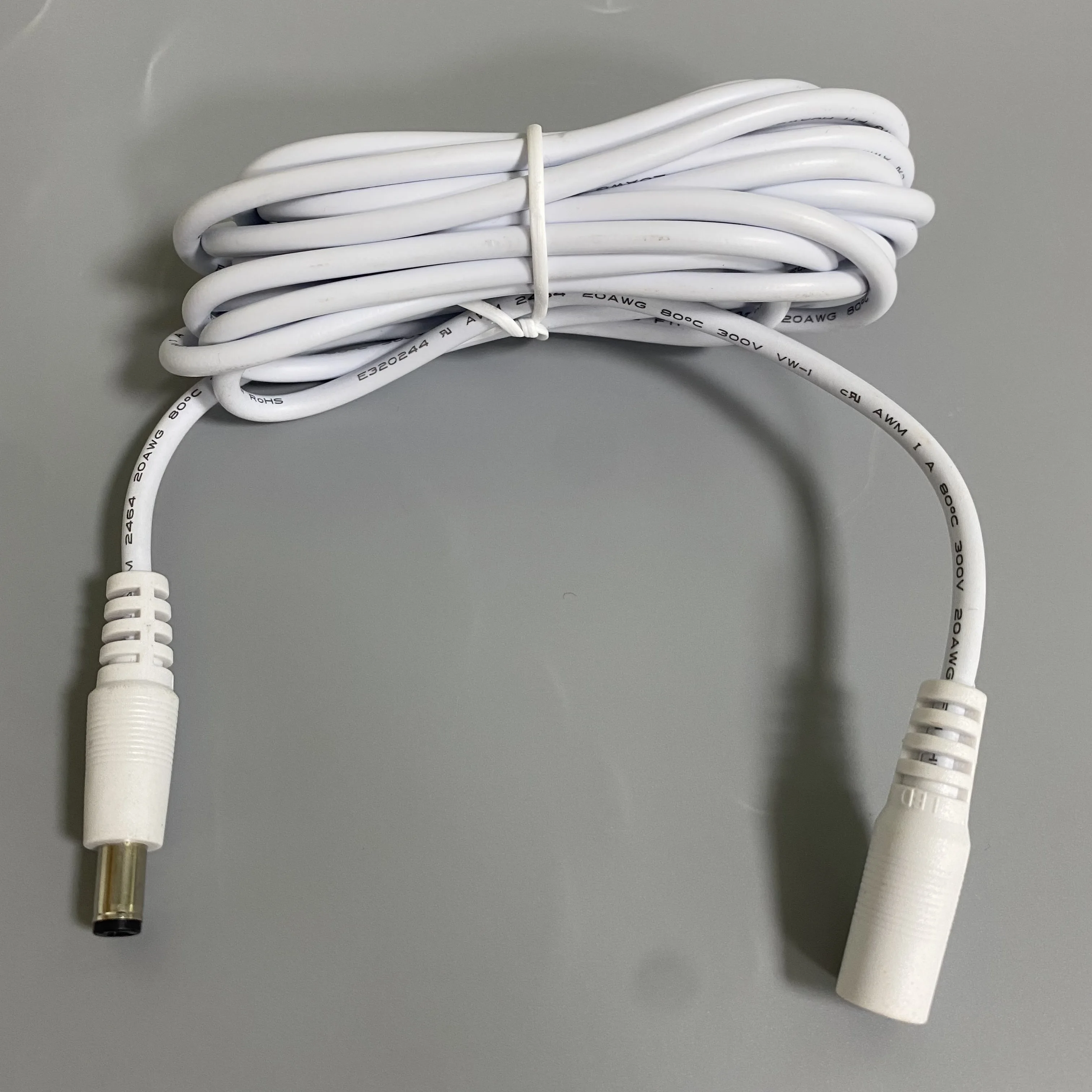 Custom 1m 3m 10m 12V Male to Male Female DC 5.5x2.1mm 5.5x2.5mm 4.0x1.7mm 3.5x1.35mm Barrel Jack Power Extension Cable