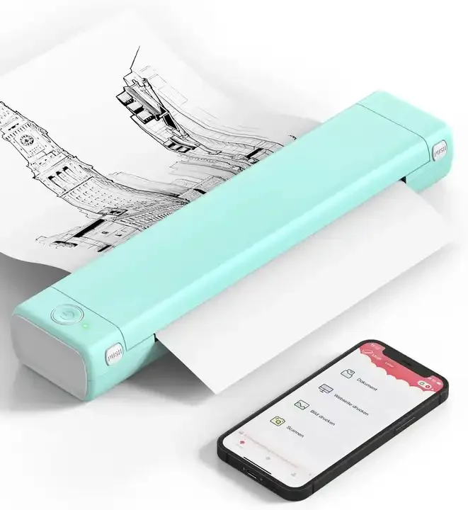 Phomemo Portable A4  Printer thermal tattoo stencil printer tattoo transfer machine sticker printer for skin images making