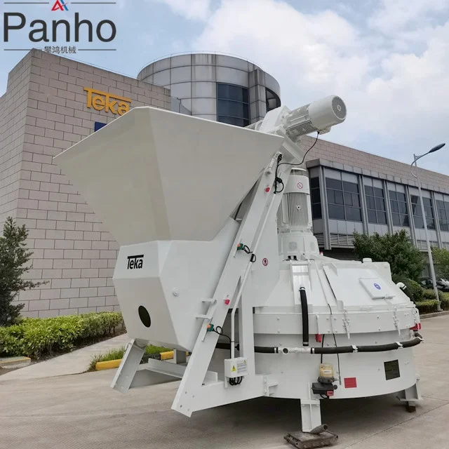 2m3/4800kgs High speed Germany brand industrial Teka planetary concrete mixer with skip hoist for UHPC