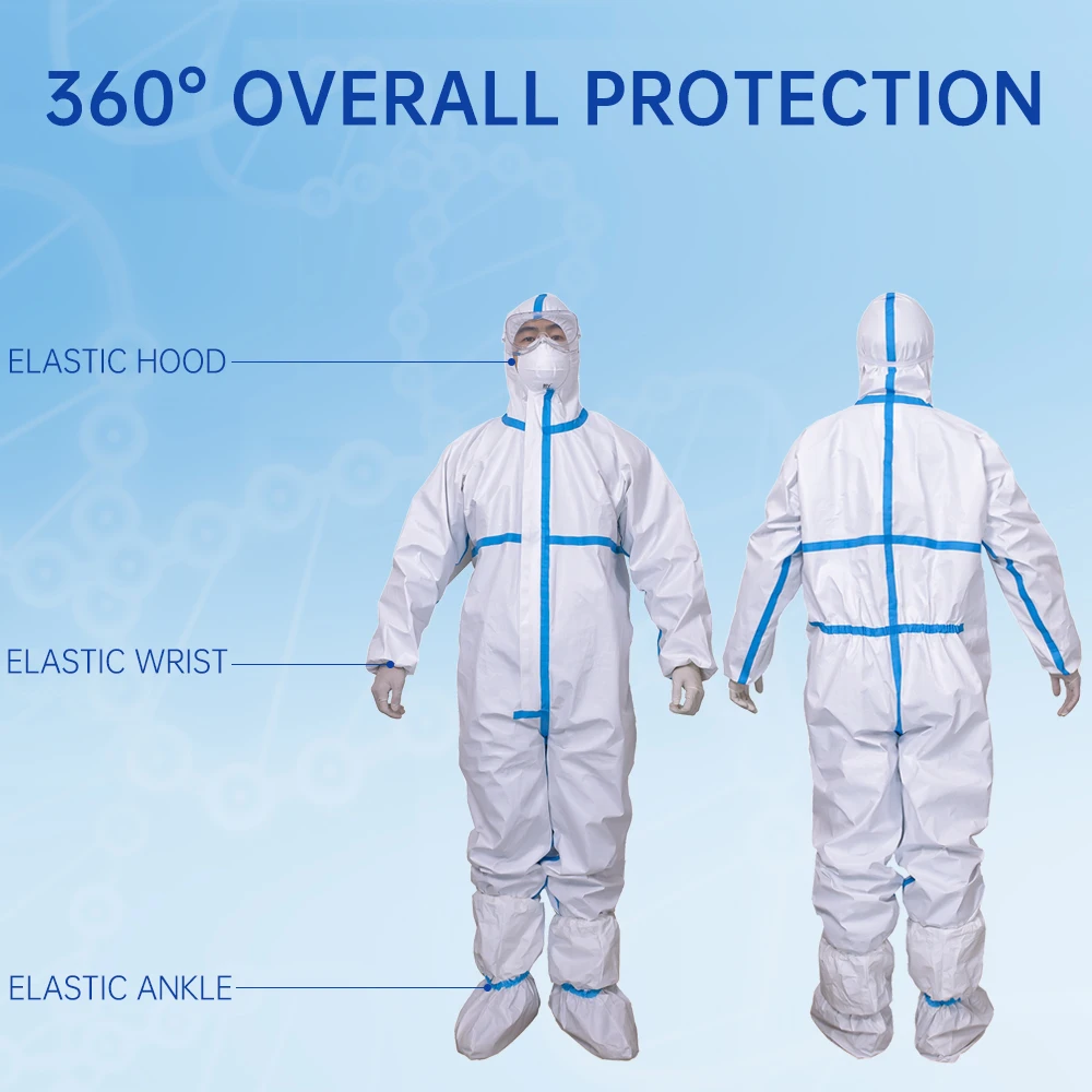 Medical Personal Protective Disposable PPE Coverall Body Protecting PPE Kit