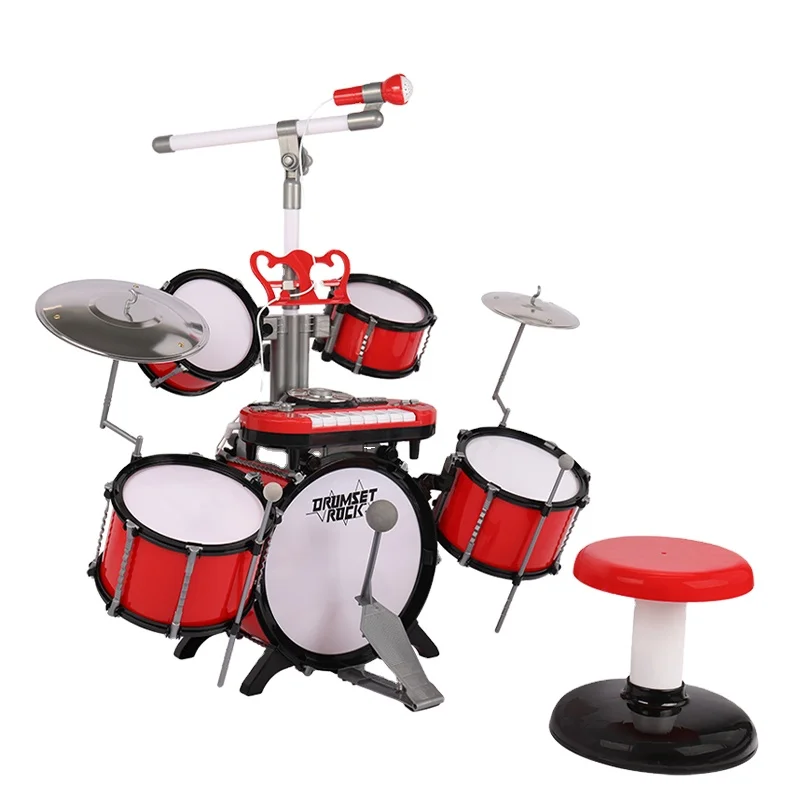 Electronic Toy Musical Instrument Luxury Piano Keyboard Education & Training Kids Juguete Musical Jazz Drum Toy Set