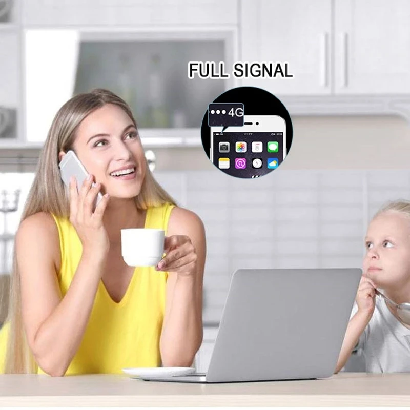 DCS 1800 B3 4g Signal Booster Cell Phone Repeater 3g WCDNA 2100 Mhz B1 Amplifier Yagi Whip Antenna With 10 Meter Cable