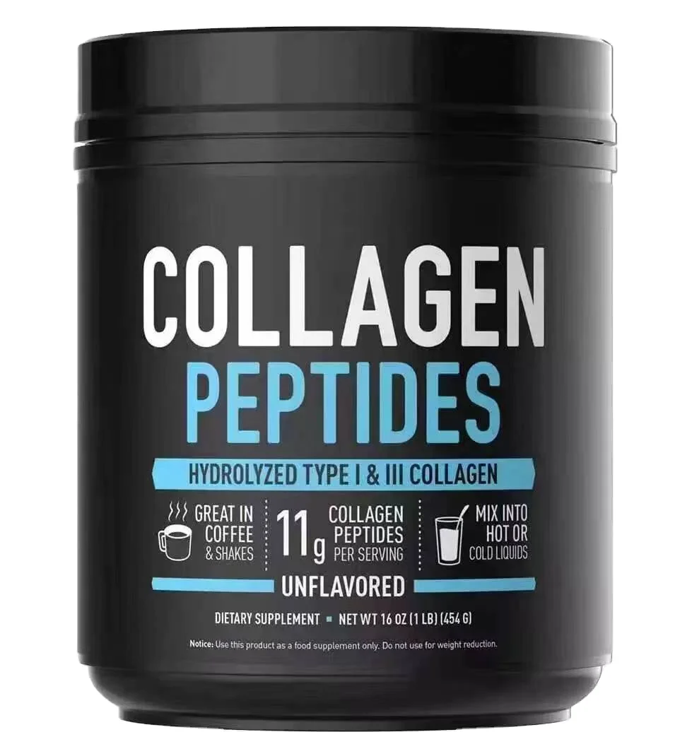 Private Label Unflavored Friendly and Gluten Free Hydrolyzed For Better Collagen Peptides With High Protein Content