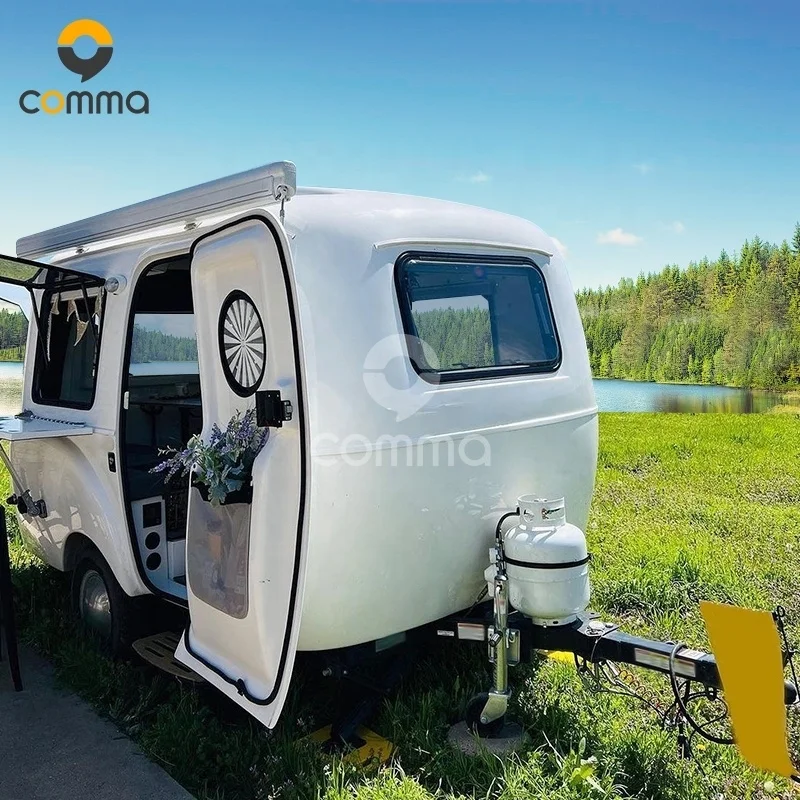 OTR Fiberglass Camper Trailer motorhome rv 4x4 off road pop top hybrid caravan australian caravan travel trailer with packaging