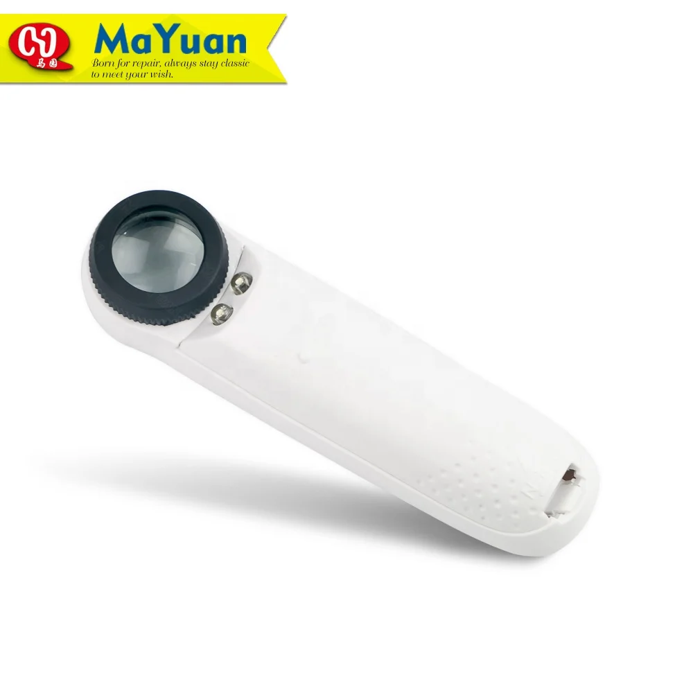 40X LED Headlamp Hand-Hold Exclamation Mark Type Magnifier for Inspection