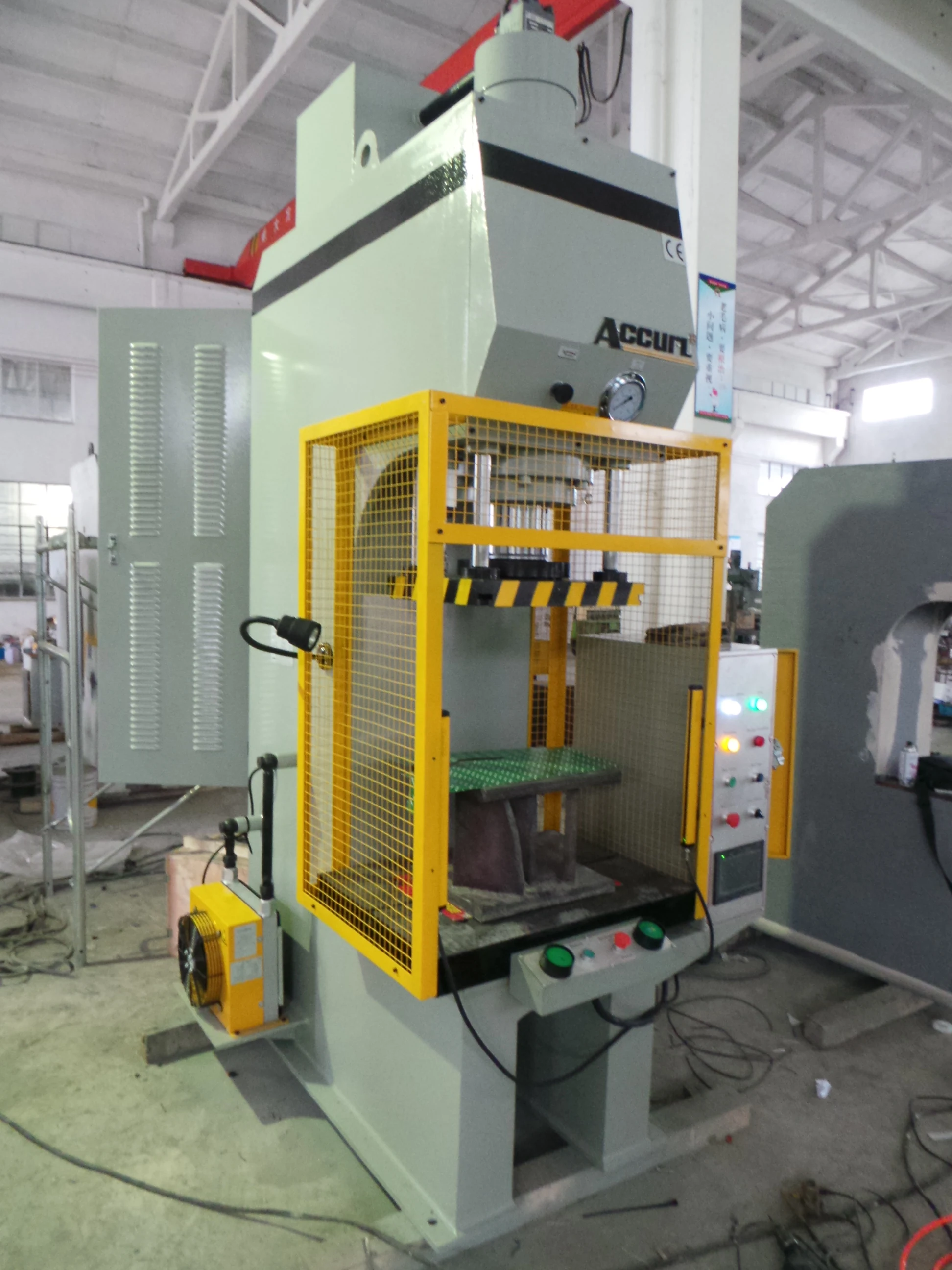 Metal Coins Making Stamping Deep Throat C Frame Hydraulic Press Machine