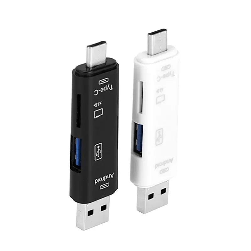 5 в 1, многофункциональное устройство для чтения карт памяти Usb 2,0 Type C/Usb /Micro Usb/Tf/SD