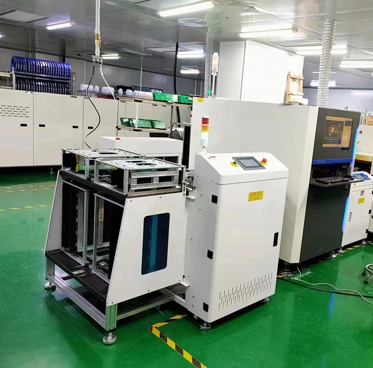 Touch Screen Control Panel High Quality pcb assembly line Double Tracks Automatic smt NGO unlader Machine