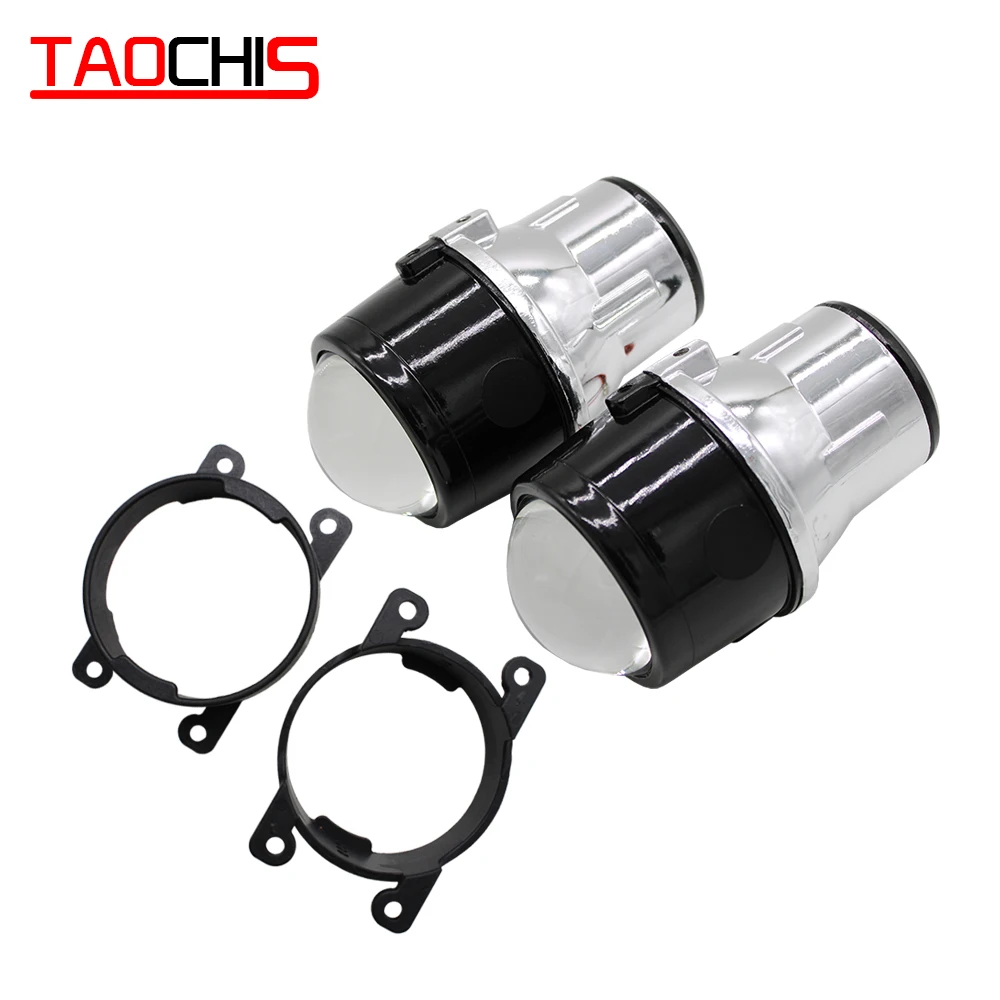 Автомобильные Биксеноновые Противотуманные фары TAOCHIS H11 2 5 дюйма прозрачные для PEUGEOT 206 207 307 308 4007