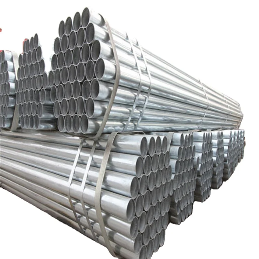 ASTM A53 A179 seamless welded mild carbon hot dip galvanized steel pipe
