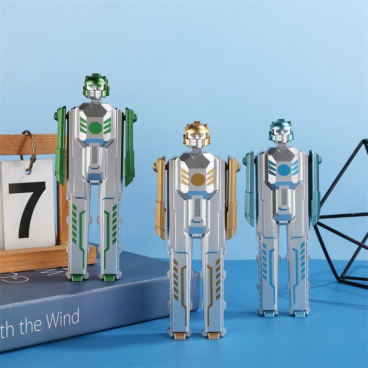 Creative Morphing Robot Neuter Pen Warrior Boutique Toy Class Foldable Student Stationery