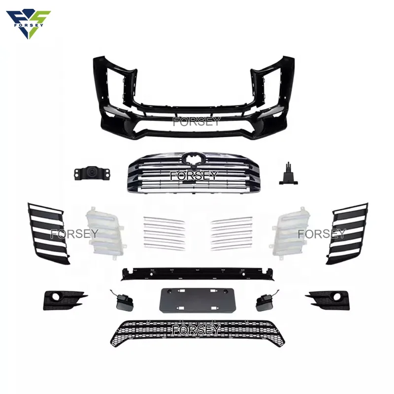 High Performance Body kit for Toyota H-ighlander 2021 2022 upgrade to LC300 include Front bumper assembly Rear diffuser