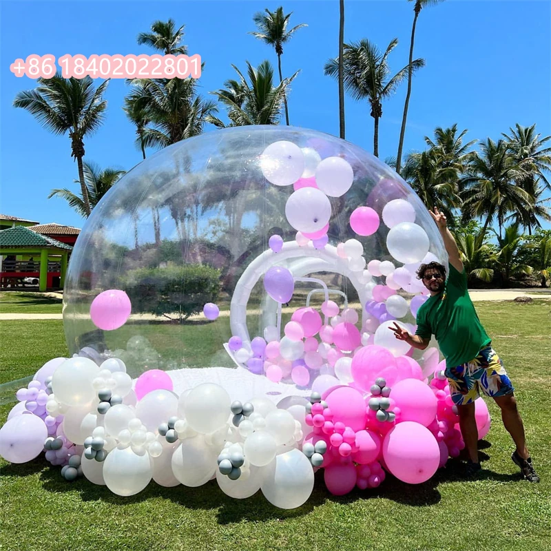 Commercial bubble house inflatable transparent bubble house for balloons