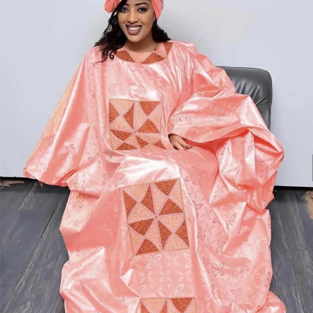 2022 hot sales Free Style African Dress For Woman Embroidery Design Ladys Clothes Plus Size Dresses For Women 4xl 5xl