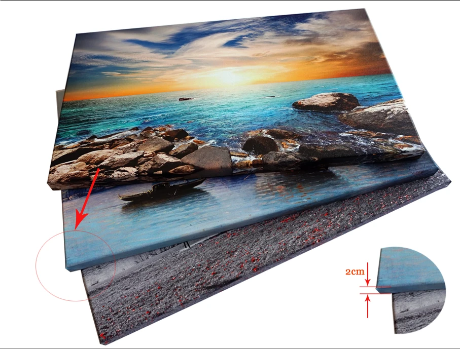 Decor Paintings Art On Canvas Abstract Wall Living Room Posters Landscape Oil Contemporary Mountain Prints Nordic Painting