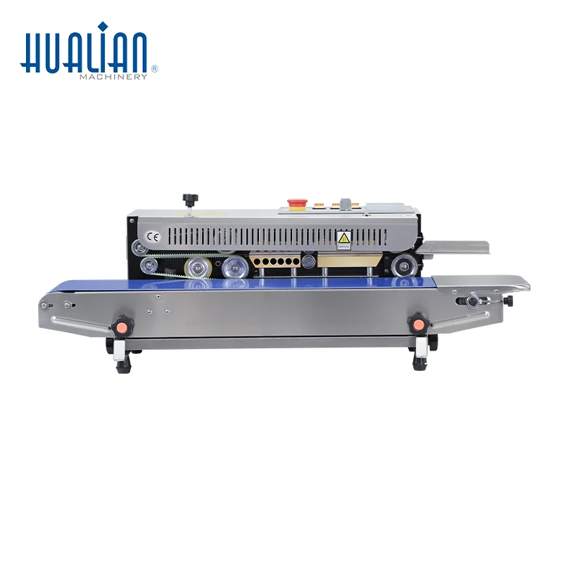 FRB-770I HUALIAN Table Horizontal Food Tea Style Heat Automatic Sealer Plastic PP Bag Packing Packaging Machine