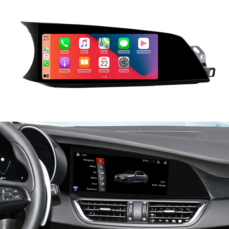 10.25 inch 1920*720p HD Android 13Car Accessories  Auto Radio Navigation for Alfa Romeo Giulia Head Unit Stereo 2017-2024