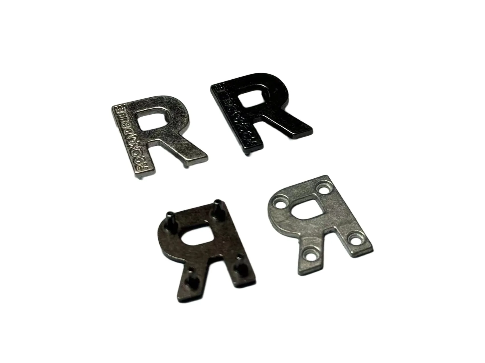Manufacturer New Design Letter Metal Logo Label Metal Tag  for bags
