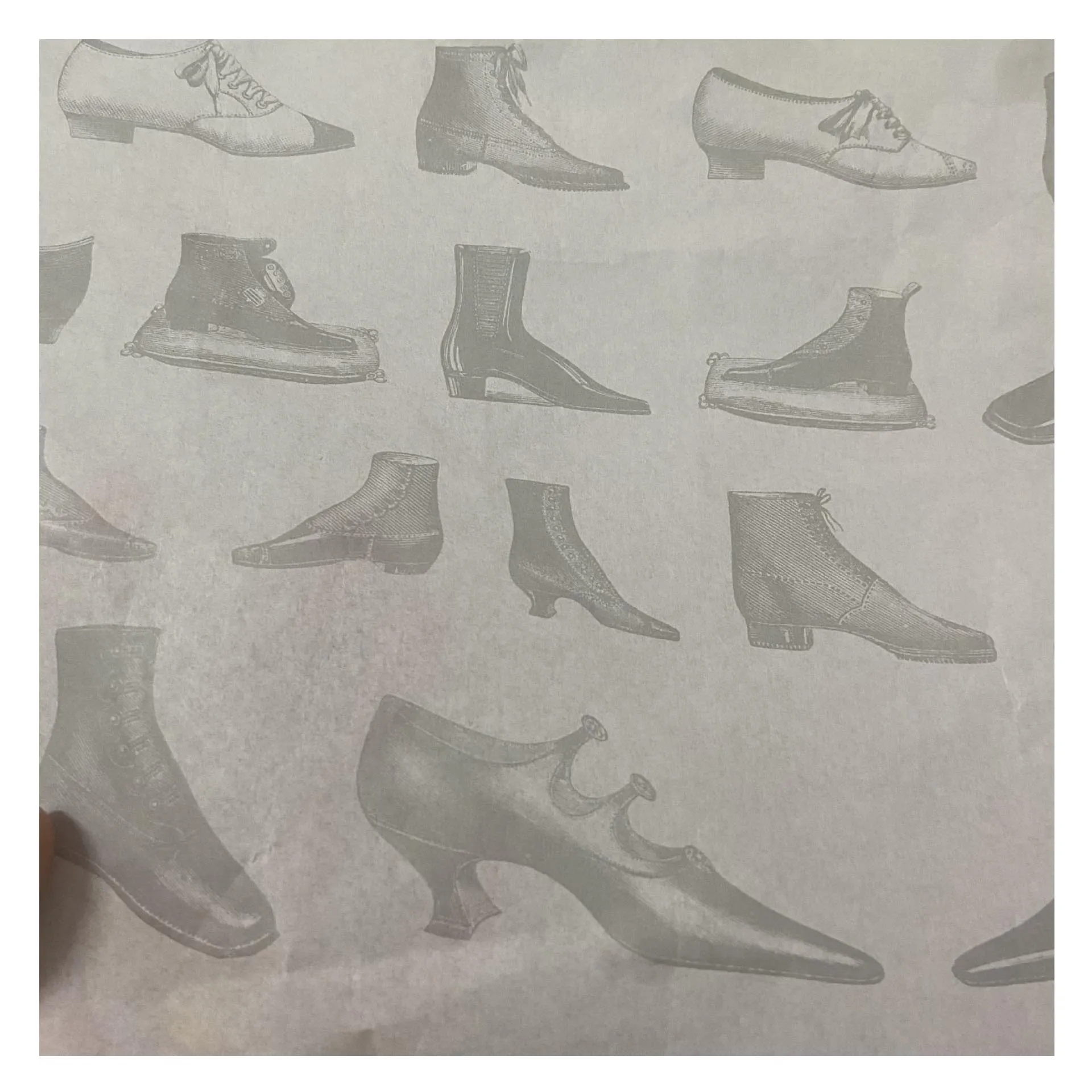 Custom Logo Shoe Clothing Package Tissue Paper