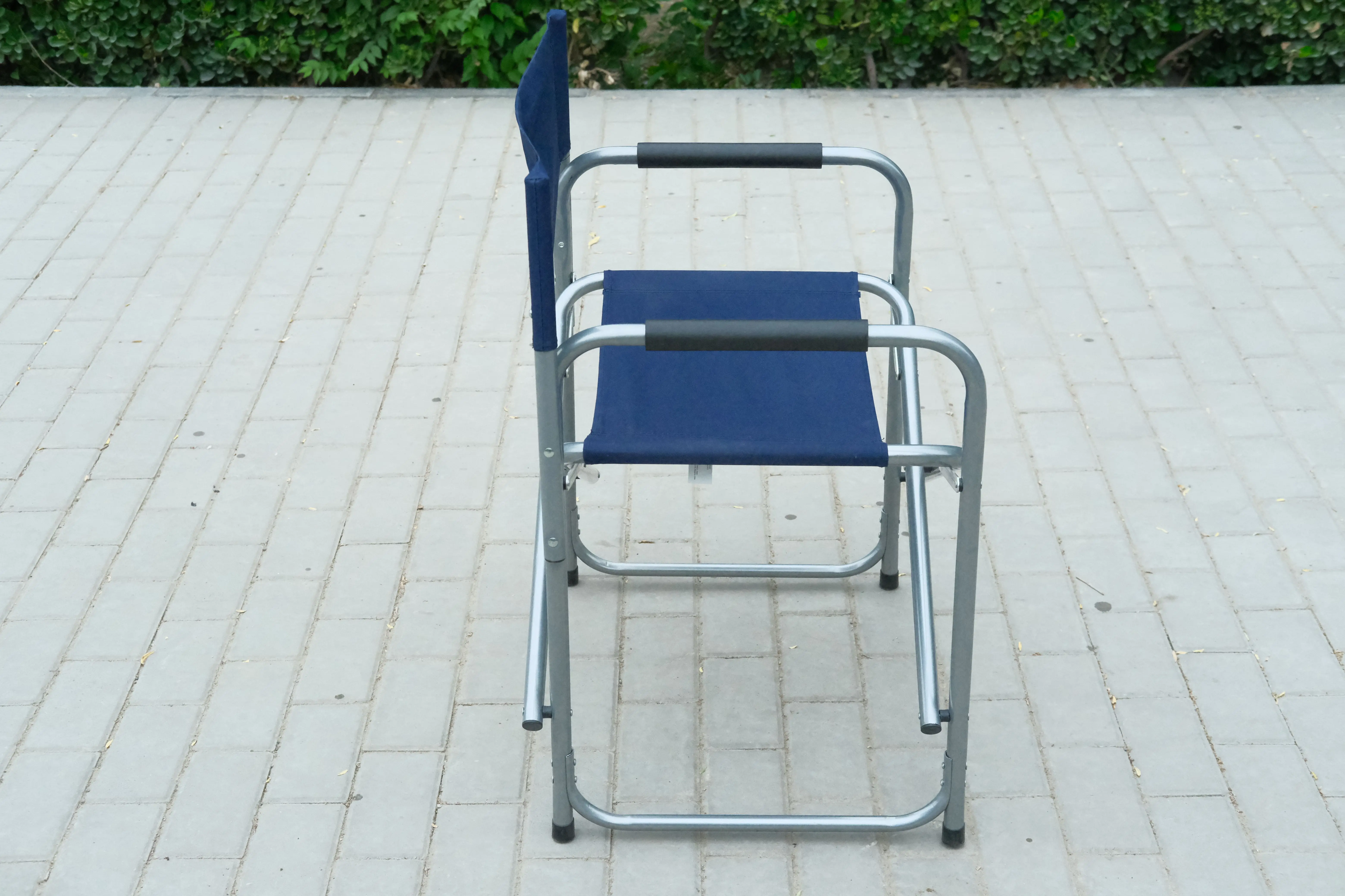 Director Chair Portable Makeup Artist Chair Modern Design Heavy Duty Folding with Lightweight Frame for Home Metal Garden Chair